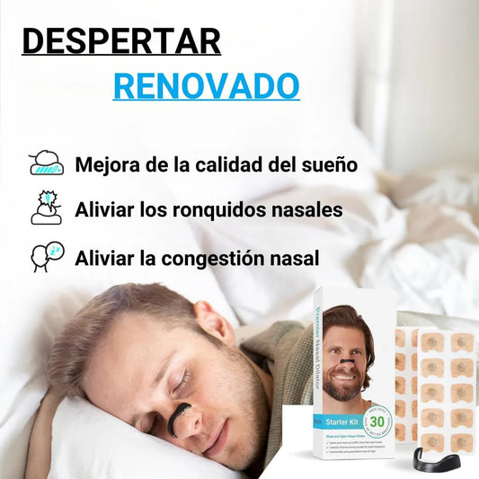 BreatheSleep™ – Parche Nasal para Respirar Mejor
