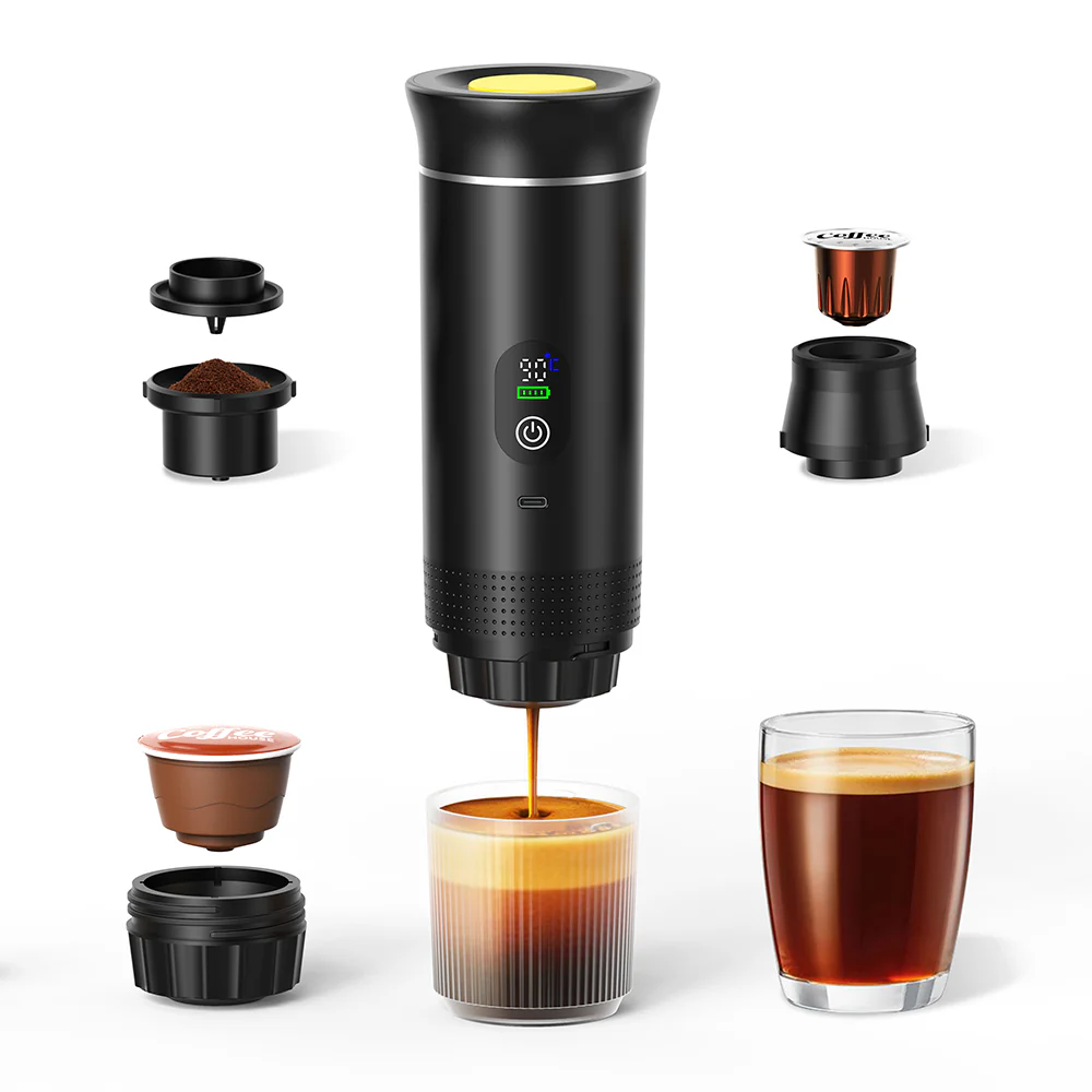 Cafetera espresso LED portátil 3 en 1 — PuntoClickPY Paraguay