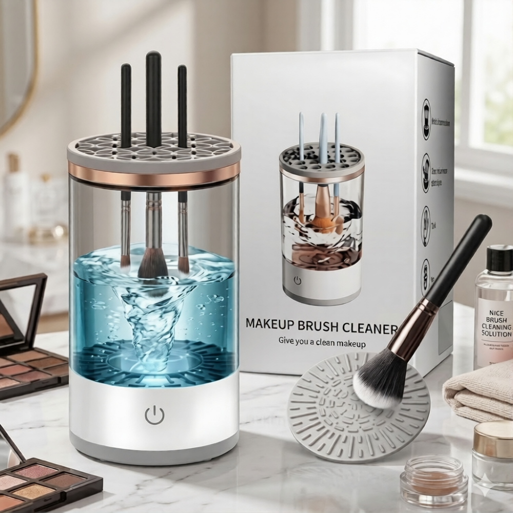 Limpiador de brochas eléctrico para maquillaje — PuntoClickPY Paraguay