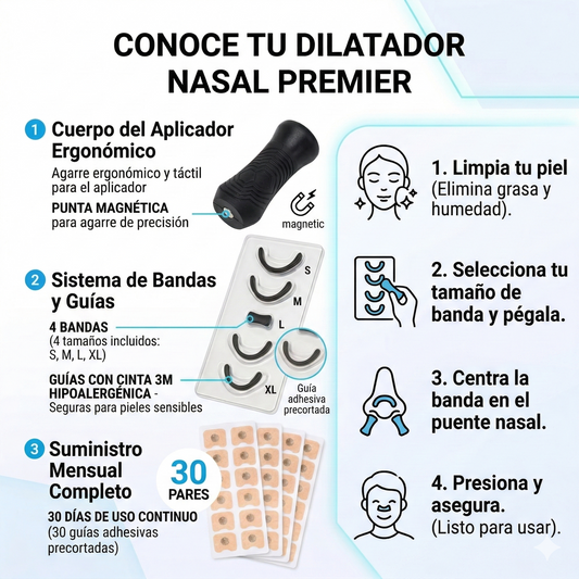 Parche nasal para respirar mejor y reducir ronquidos — PuntoClickPY Paraguay